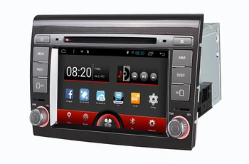 עבור פיאט בראבו לרכב DVD ניווט GPS מערכת Autoradio עבור פיאט פונטו רדיו 2007-2012 עם אנדרואיד 5.1.1 מערכת