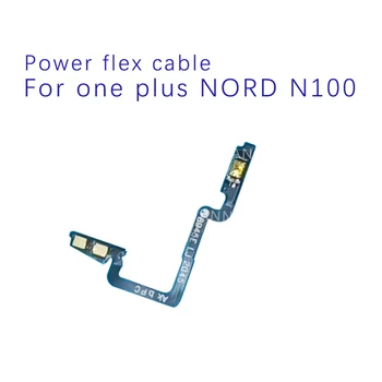 עוצמת הכוח להשתיק להגמיש כבלים עבור OnePlus 1+ Nord N100 להגמיש N100 על כוח, נפח למעלה למטה לצד לחצן להגמיש סרט