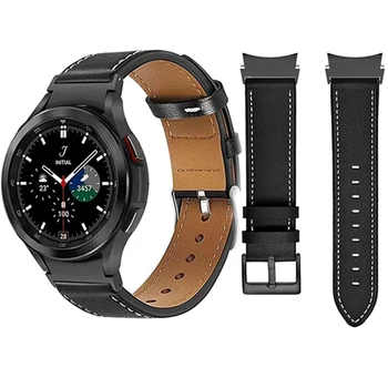 עור לצפות רצועות עבור Samsung Galaxy לצפות 5 Pro 45mm 44mm 40mm/גלקסי השעון 4 קלאסי 42mm 46mm Smartwatch ספורט צמיד