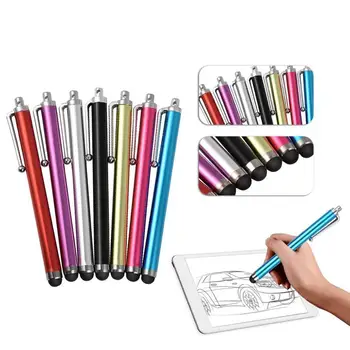 עט קיבולי Kugelschreiber טלפונים חכמים עבור IPad IPhone S צבע אקראי קיבולי מסך אוניברסלי עט מתכת M6I2
