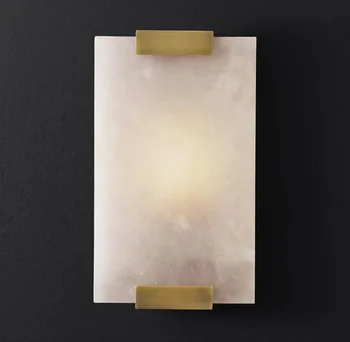 פוסט מודרני יצירתי השיש בסלון מנורת קיר פשוט דגם מעצב חדר במעבר מנורת קיר דקורטיבית