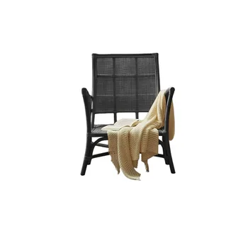 פנאי טרקלינים כסא עץ מלא מרגיע הכיסא מינימליסטי מודרני כורסא יחיד, ספה כורסא