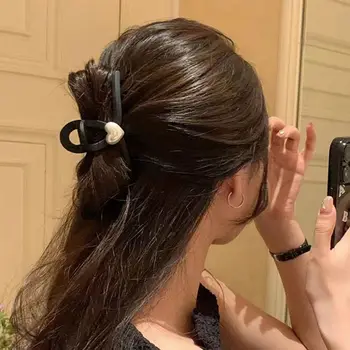 צרפתית ראש רטרו פשוט פנינה רחב ורצוף ציפוי שיער של נשים הצבת קוריאני סגנון השיער סרטן קליפ מתוק שיער ציפורן
