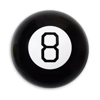 קסם בידור הכדור השחור מספר 8 חידוש תחזית הכדור מסיבת להראות אביזרים קסם ההחלטה להפוך את כדור צעצוע לחתונות