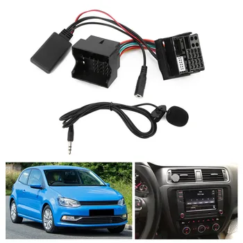 רכב Bluetooth 5.0 מודול AUX קלט כבל מתאם אורך 150cm אביזרי רכב מתאים פולקסווגן רדיו RNS315 RNS510 RCD310