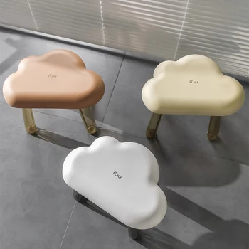 שירותים החלקה שירותים דוושת ענן צואה שקוף מעובה למבוגרים שירותים אמבטיה פלסטיק קטן ספסל אמבטיה כיסאות כיסאות