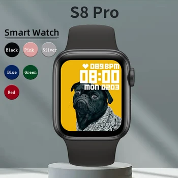 שעון חכם S8 Pro ענה לשיחה ספורט כושר גשש מותאם אישית חיוג Smartwatch גברים, נשים, מתנה עבור אפל טלפון PK איוו I8 PRO מקס